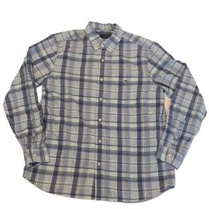 Vineyard Vines Mens Plaid Button Down Size L